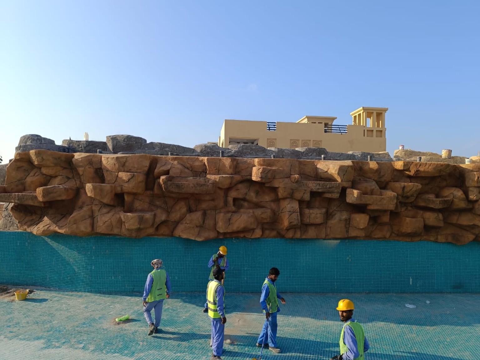 Water feature construction